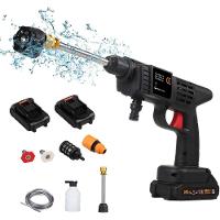 Lavadora De Alta Pressão Sem Fio 150 Psi Portátil C- Pulverizador 6 Em 1 E Bateria Recarregável - 1