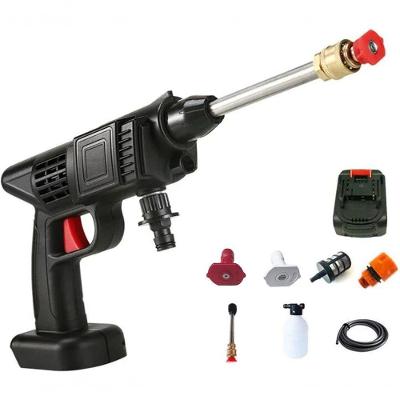 Lavadora De Alta Pressão Sem Fio 24v 50 Psi Portátil C- Bateria 1500mah E Carregador
