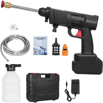 Lavadora De Alta Pressão Portátil Sem Fio Recarregável Bivolt Limpeza De Carros E Casa