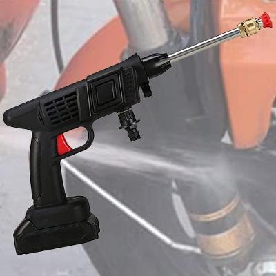 Lavadora De Alta Pressão 24v Sem Fio C- Bateria E Bocal Portátil P- Lavagem De Carros