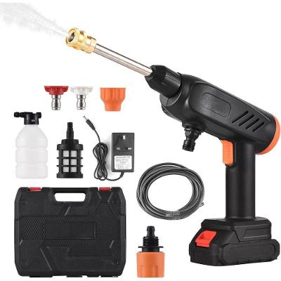 Lavadora De Alta Pressão 21v Sem Fio Portátil Multifuncional P- Carros, Pátio E Ar-condicionado