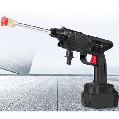 Lavadora De Alta Pressão 21v Sem Fio Portátil 30bar C- Bateria 5600mah P- Carros E Jardim