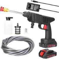 Lavadora De Alta Pressão 18v Sem Fio Portátil P- Carros C- Garrafa De Espuma E Acessórios - 1