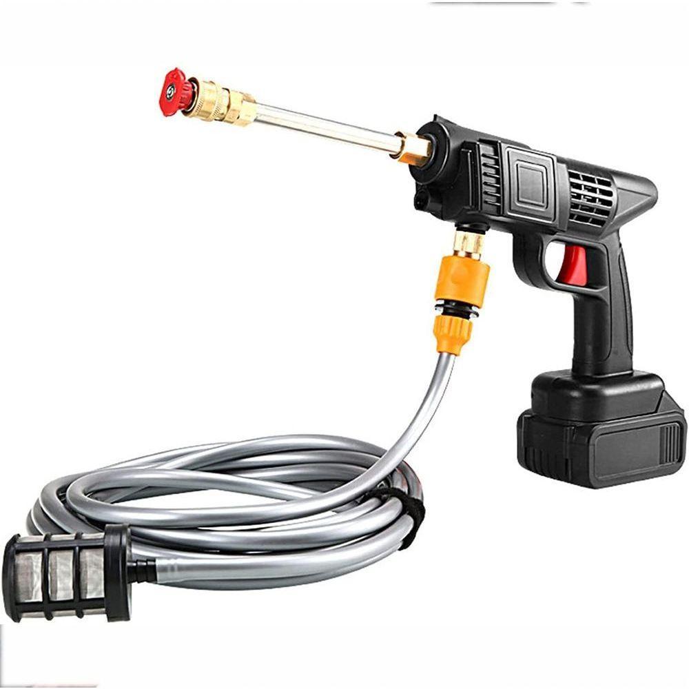 Lavadora Alta Pressão 21v Sem Fio 30 Bar C- Bateria, Portátil P- Carros E Limpeza Geral - 1