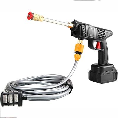 Lavadora Alta Pressão 21v Sem Fio 30 Bar C- Bateria, Portátil P- Carros E Limpeza Geral