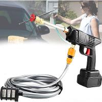 Lavadora Alta Pressão 21v Sem Fio Portátil C- Bateria, Carregador E Bico Multifuncional - 1