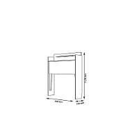 Cabeceira Box Solteiro Thayna Branco 88cm - Framar Móveis - 3