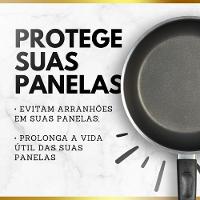 Kit De Utensílios De Cozinha Em Silicone Com Cabo De Madeira 12 Peças - Qualidade Premium - Rosa - 7