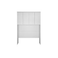 Armário Ponte Modulado Aéreo Casal-queen 167cm Rizon-linea C- 4 Portas Neve - Novo Horizonte - 1