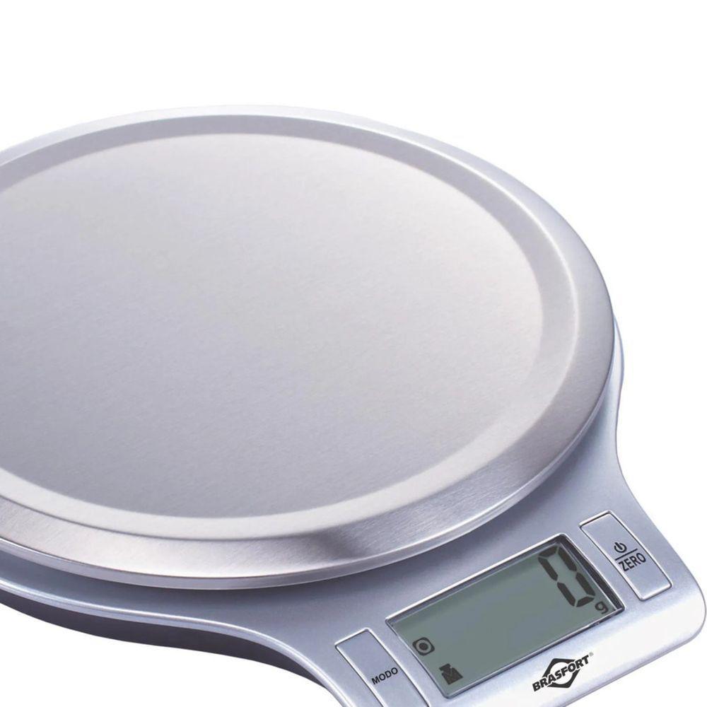 Balanca De Uso Domestico 5kg Cinza Brasfort - 2