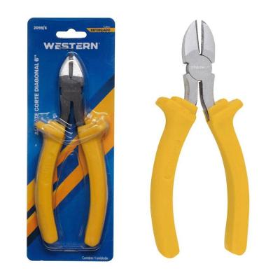 Alicate Corte Diagonal Western 6" 15 Cm Amarelo