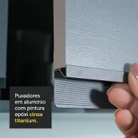 Balcão 40 Cm 3 Gavetas Com Pés Cinza Nice Madesa Cinza - 6