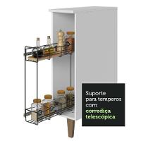 Balcão Porta-temperos Branco Reims Madesa Branco