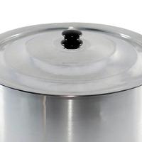 Caçarola Hotel Panela Industrial Em Alumínio Tampa 26cm 7l - 2