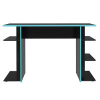 Escrivaninha Mesa Para Computador Gamer Preto-azul 9424 Madesa Preto-azul