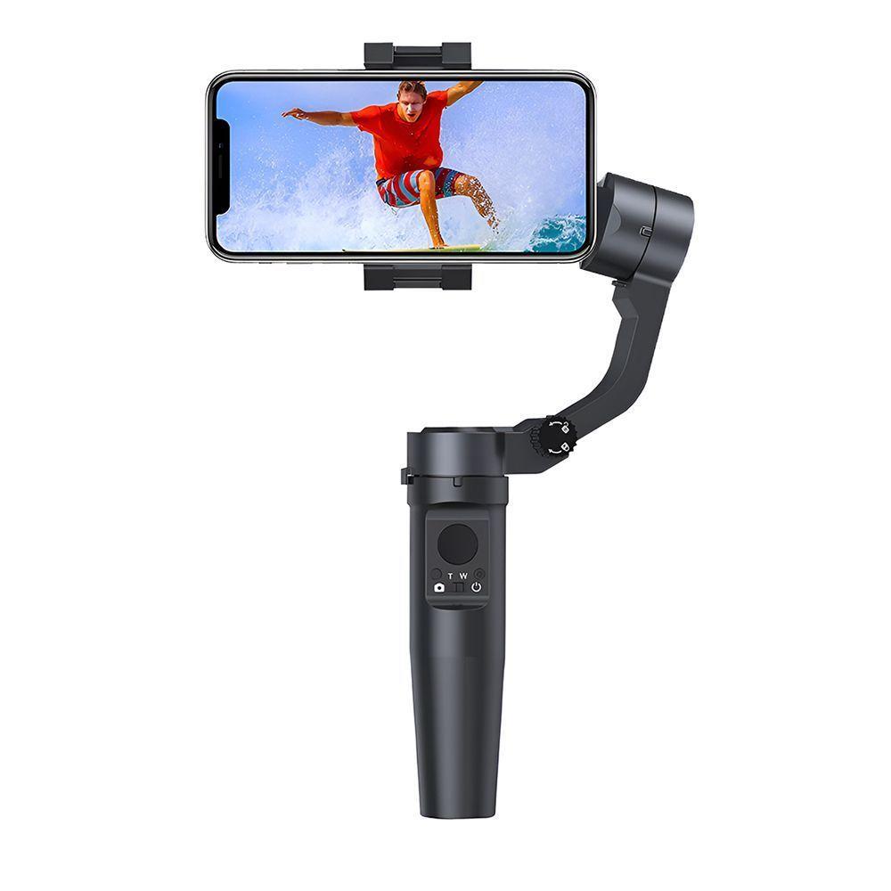 Estabilizador De Câmera Smartphone Gimbal 3 Eixos Portátil Com Base Para Gravações Profissionais - 1