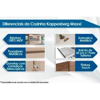 Cozinha Modulada Completa Ciela 5 Peças (2aéreos+1balcão+1torrequente+1complemento) C5p116 Canela - Kappesberg - 2