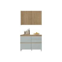 Cozinha Modulada Nesher Rainha 2 Peças (1aéreo+1balcão) C2p44 Branca-nature-nesher - 6