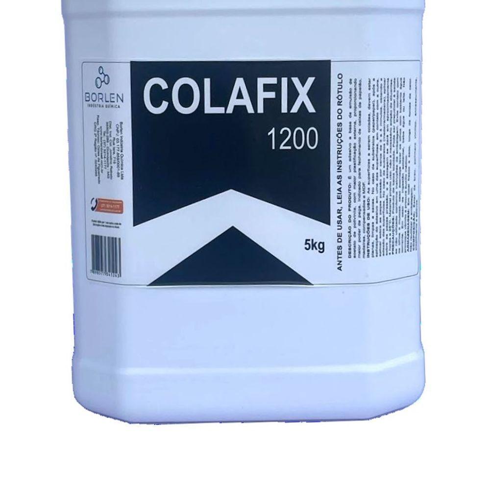Cola Pva Branca Extra Colafix 1200 Para Papelão Madeira 5kg - 2