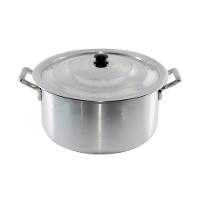 Caçarola Hotel Panela Industrial Alumínio Tampa 40cm 23,1l - 1