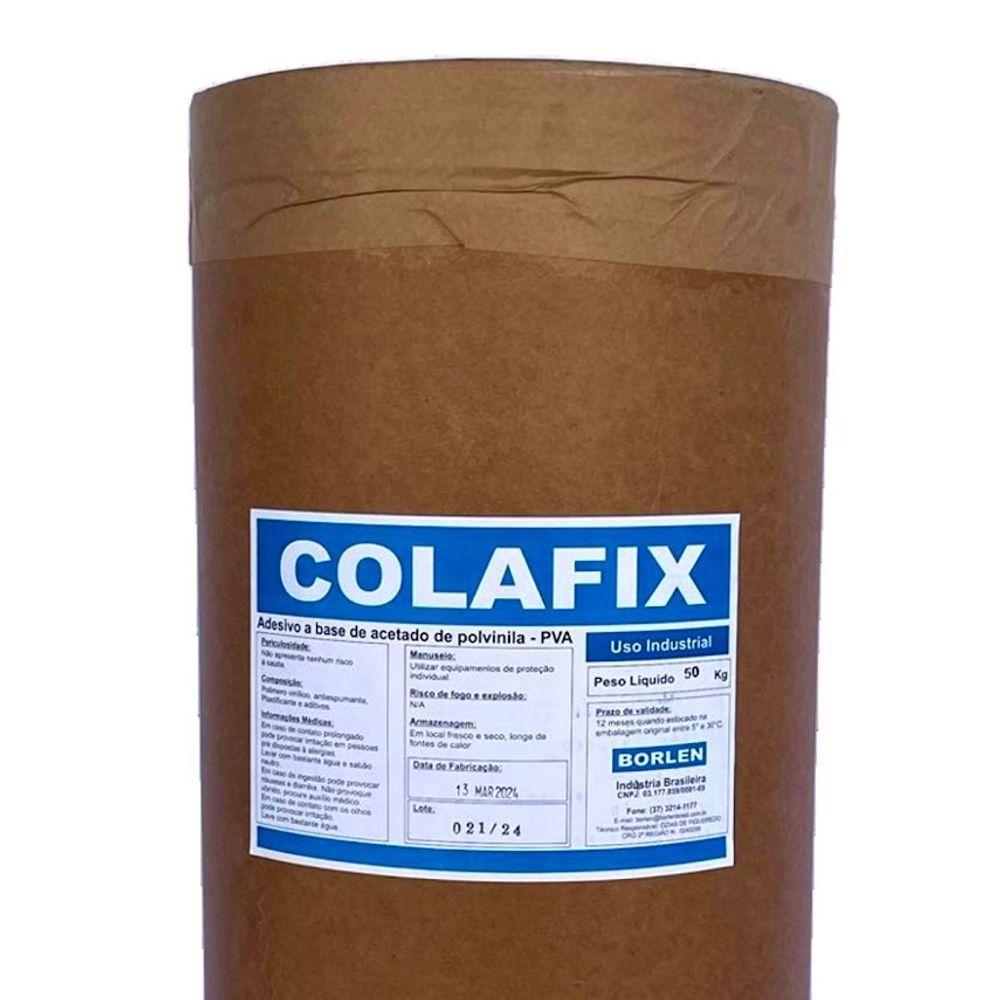 Cola Pva Branca Colafix 1102 Papel Papelão E Madeira 50kg - 2