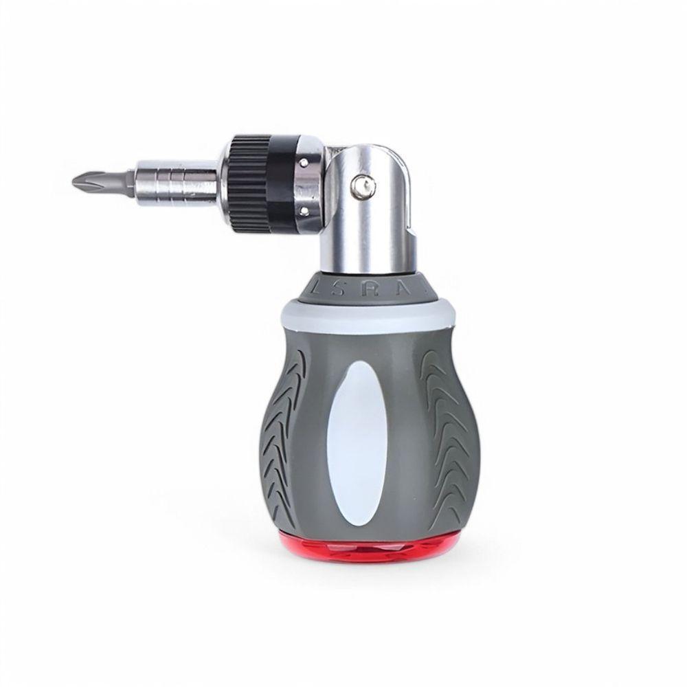 Chave De Fenda Ajustável 8 Em 1 Com Rotação 180 Graus E Catraca Bidirecional El-1711 - 2