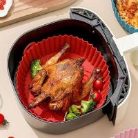 Kit 4 Formas Silicone Fritadeira Redonda Airfryer 20cm - 3