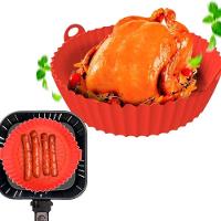 Kit 2 Formas Silicone Fritadeira Redonda Airfryer 16cm - 5