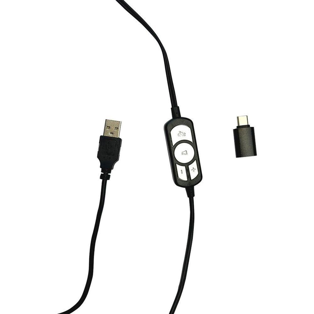 Headset Office Bright Usb Com Adaptador Usb-c - 2