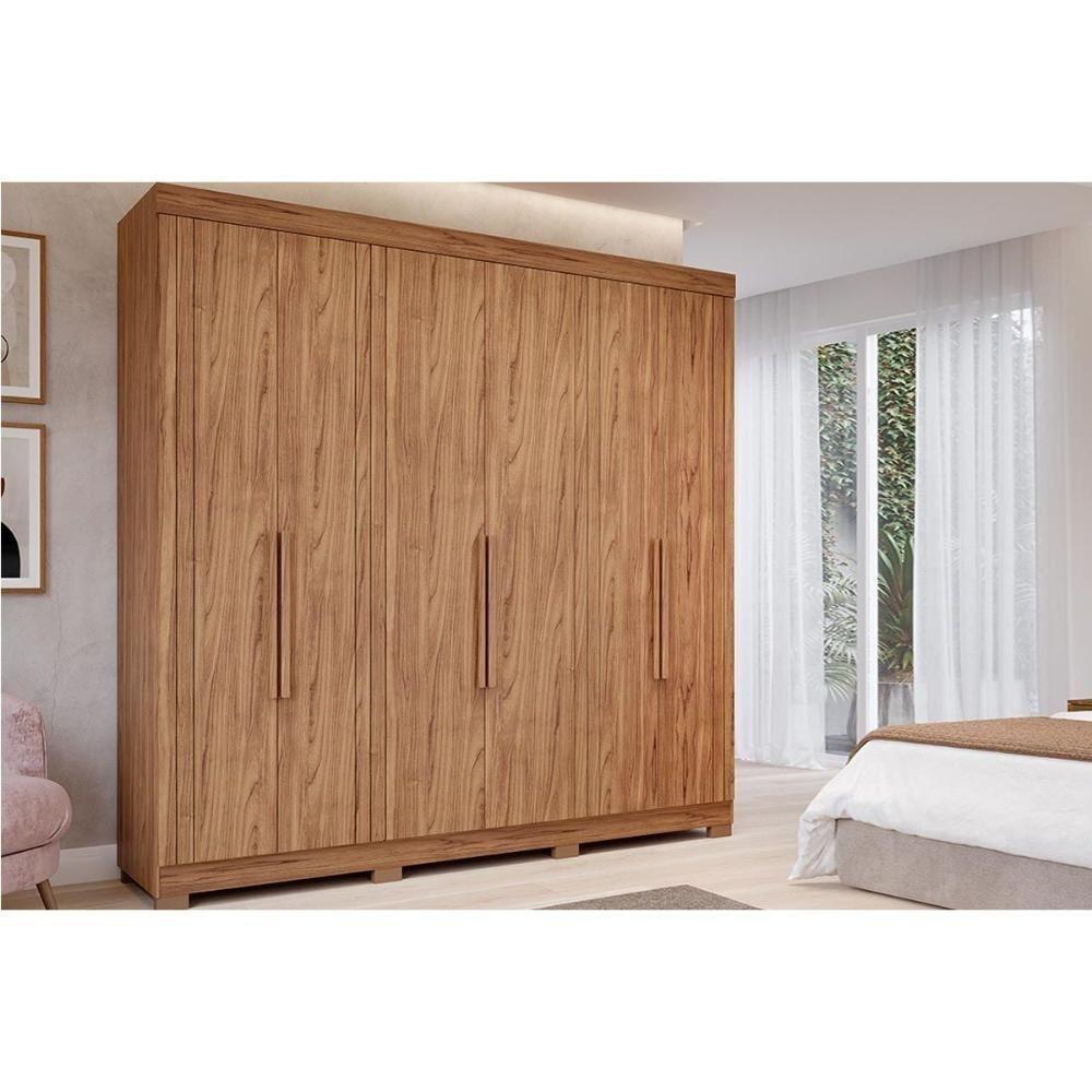 Guarda Roupa 6 Portas E 6 Gavetas Guarapari Cinamomo - Panan - 1