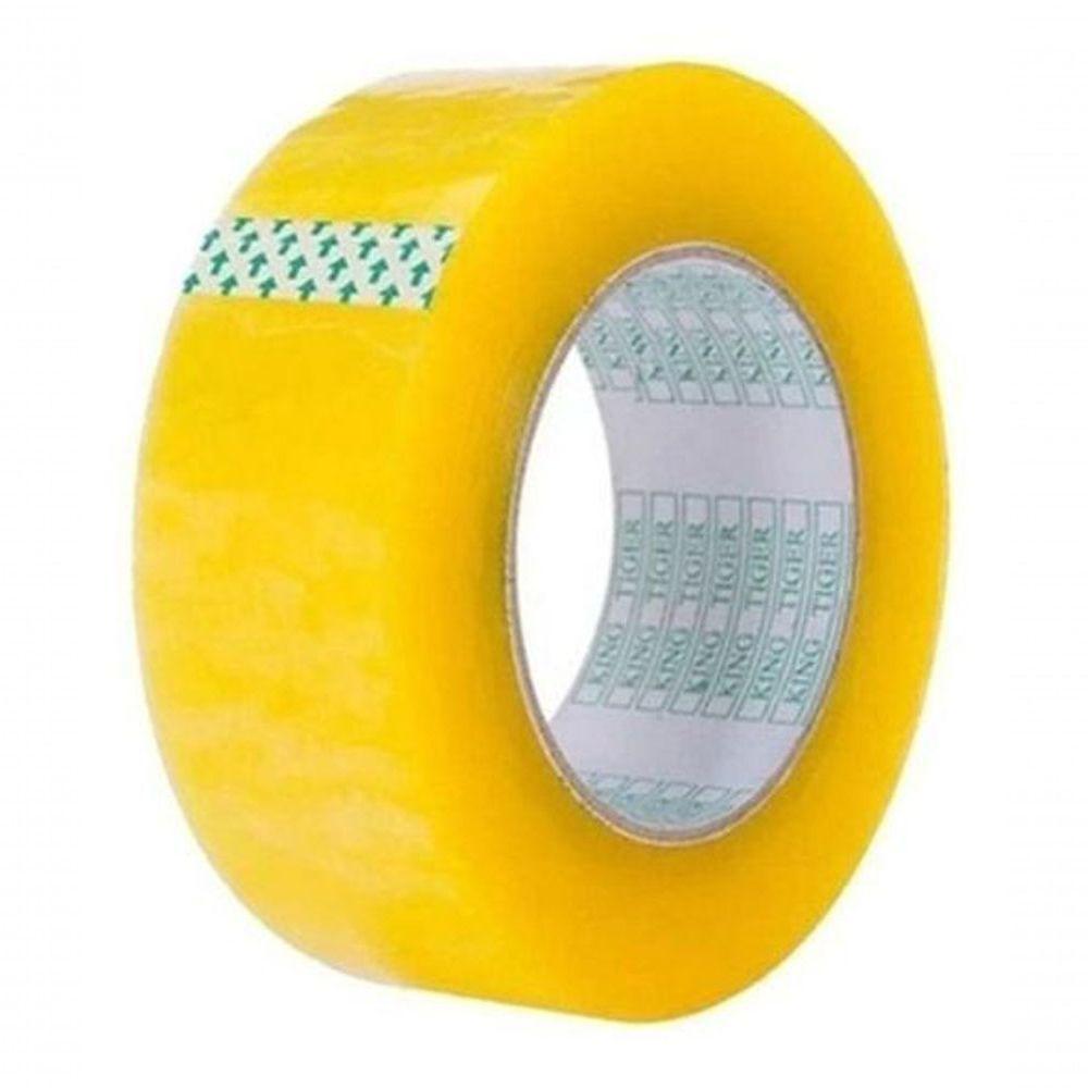 Fita Adesiva Durex De 250 Metros Transparente Para Embalagem - 1