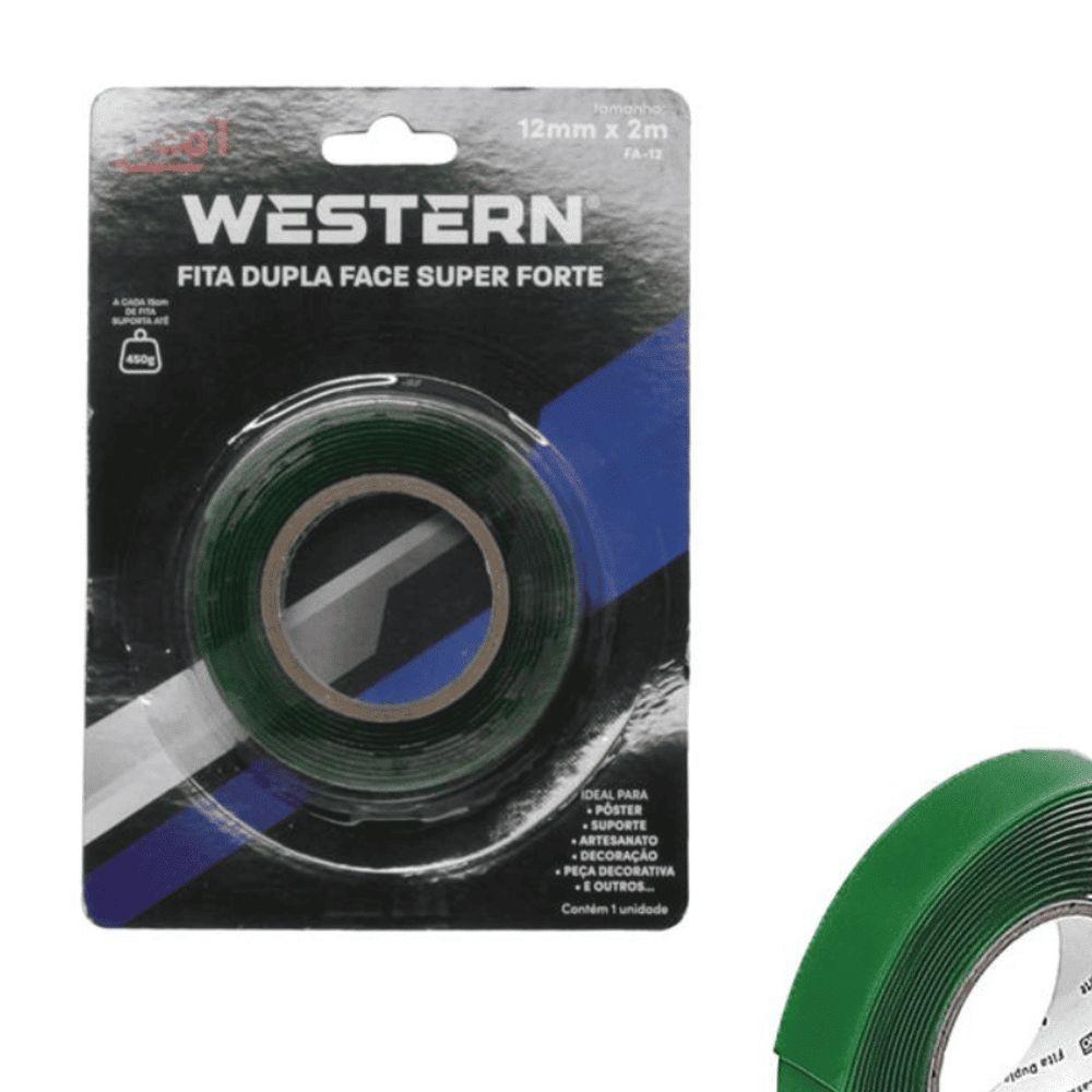 Fita Dupla Face Forte Western 2m X 12mm - 2