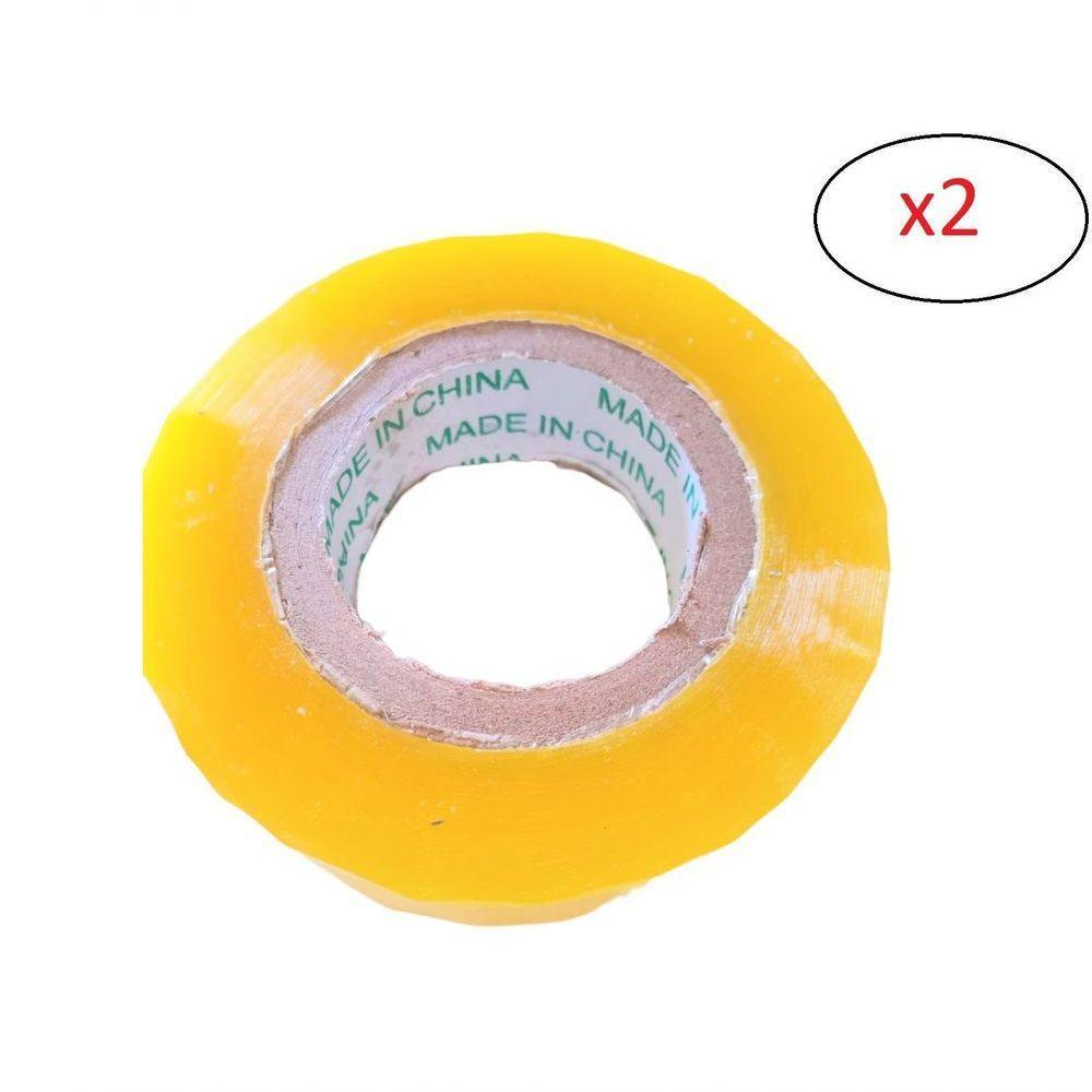 Fita Adesiva Kit 2 Rolos Fita Transparente 300 Metros - 1