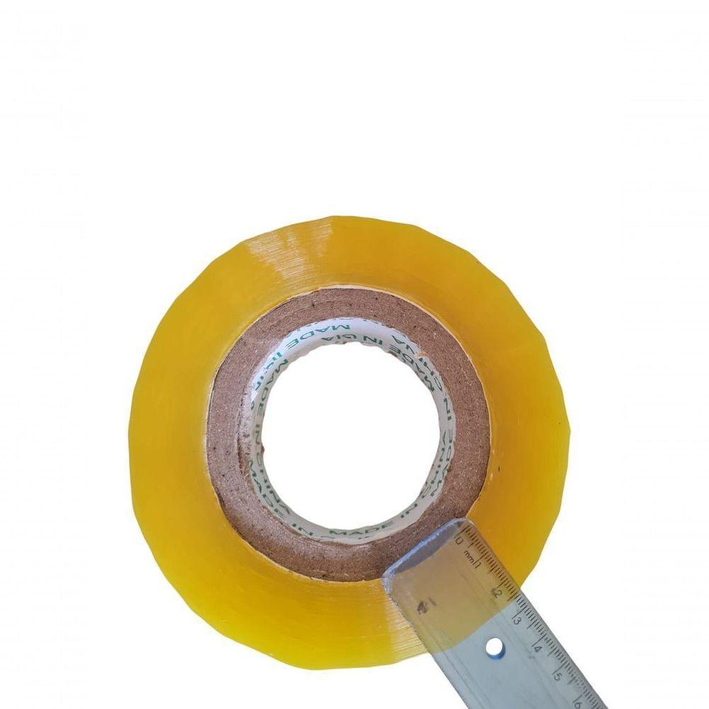 Fita Adesiva Kit 2 Rolos Fita Transparente 300 Metros - 3