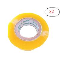 Fita Adesiva Kit 2 Rolos Fita Transparente 300 Metros - 1