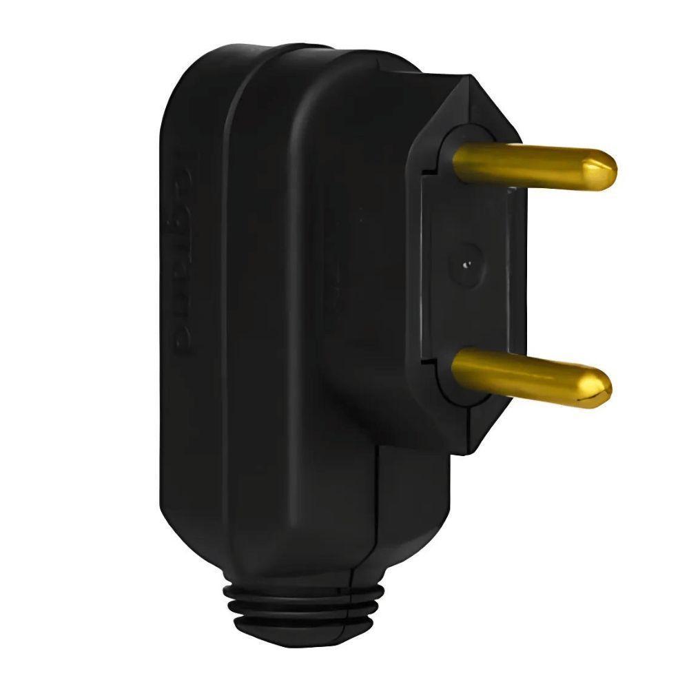 Plugue Daneva 2p 10a Preto Unitária - 1