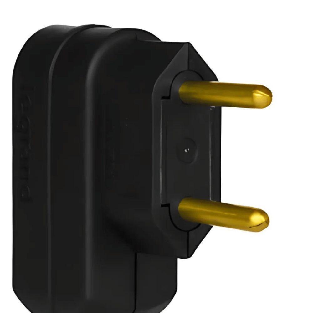 Plugue Daneva 2p 10a Preto Unitária - 3