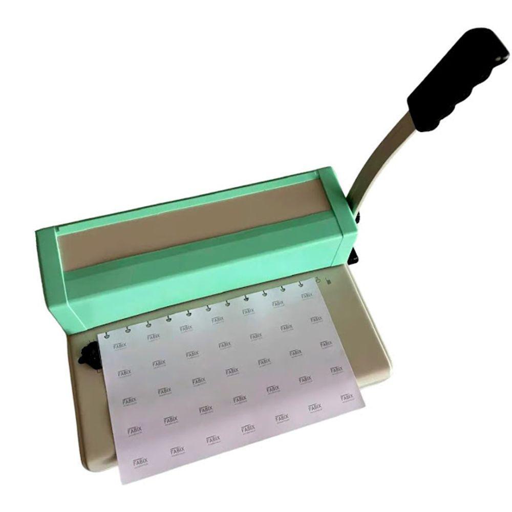 Perfuradora Encadernadora Disco Furo Cogumelo 12 Furos 20fls - 1