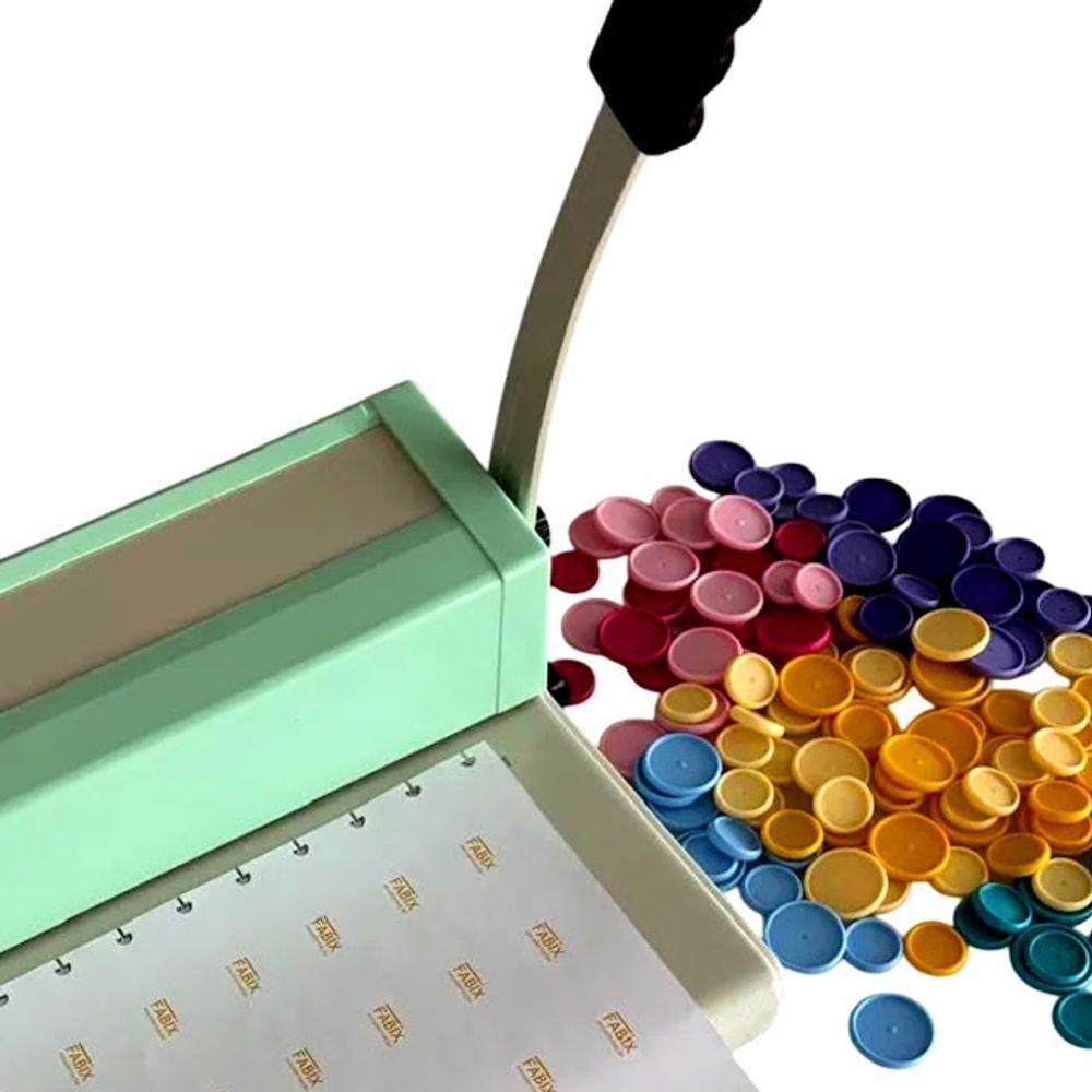 Perfuradora Encadernadora Disco Furo Cogumelo 12 Furos 20fls - 3