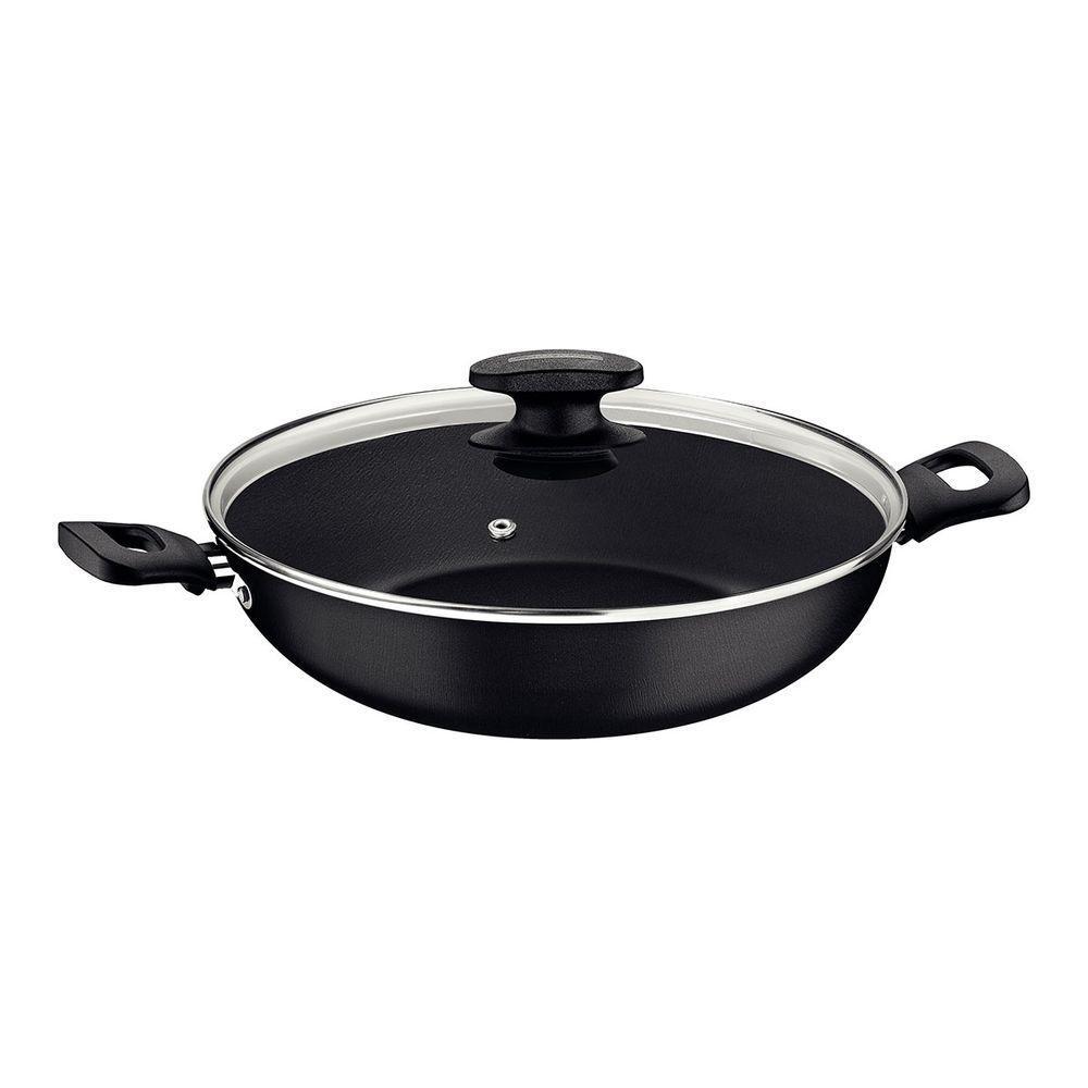 Panela Wok Loreto Em Aluminio Com Revestimento Interno E Externo Em Antiaderente Starflon Max - 1