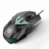 Mouse Gamer K-snake Q1 óptico Rgb Usb Com Fio Dpi Ajustável 3200 Para Jogos Pc - Preto - 1