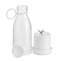 Mini Liquidificador Usb Portátil Recarregável Fresh Juice 380ml Com 6 Lâminas Aço Inox - Branco - 2