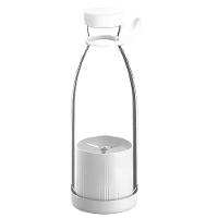 Mini Liquidificador Usb Portátil Recarregável Fresh Juice 380ml Com 6 Lâminas Aço Inox - Branco - 3