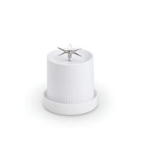 Mini Liquidificador Usb Portátil Recarregável Fresh Juice 380ml Com 6 Lâminas Aço Inox - Branco