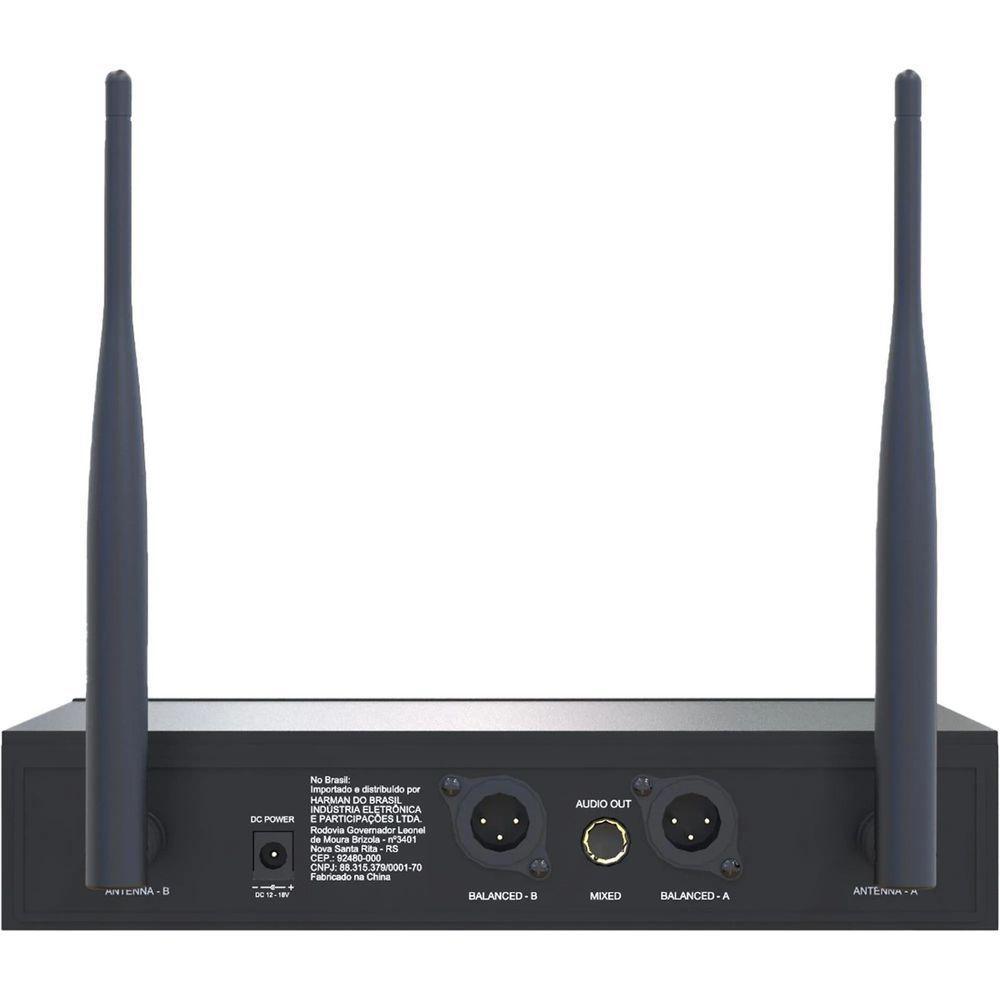 Microfone Sem Fio Profissional A.k.g. Wp300 Com 2 Bastoes Dual - 3