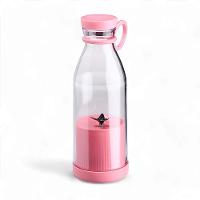Liquidificador Usb Portátil 380ml Rosa Para Sucos Vitaminas E Bebidas Refrescantes - 1