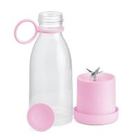 Liquidificador Usb Portátil 380ml Rosa Para Sucos Vitaminas E Bebidas Refrescantes - 2