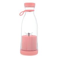 Liquidificador Usb Portátil 380ml Rosa Para Sucos Vitaminas E Bebidas Refrescantes - 3