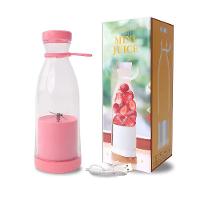Liquidificador Usb Portátil 380ml Rosa Para Sucos Vitaminas E Bebidas Refrescantes