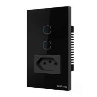 Tomada Com Interruptor Inteligente Intelbras Ets 2002 Smart Wi-fi Preto - 3
